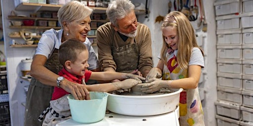 Grandma & Me - Intro to Pottery wheel in Oakville,Bronte Harbour primary image