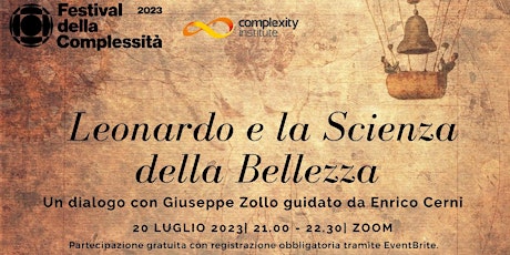 Hauptbild für Leonardo e la Scienza della Bellezza  - Webmeeting con G. Zollo ed E. Cerni