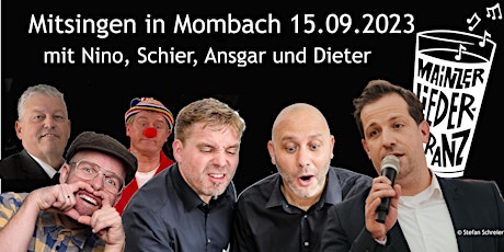 Hauptbild für Nino, Schier, Ansgar und Dieter beim Liederkranz am 15.09.2023 in Mombach