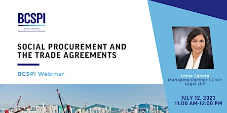 Social Procurement and the Trade Agreements primary image