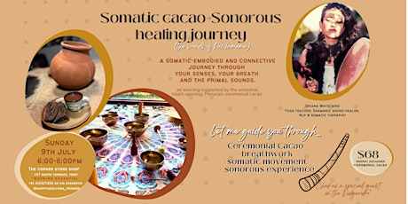 Immagine principale di Somatic Cacao + Sound healing journey ( the sounds of Pachamama) 