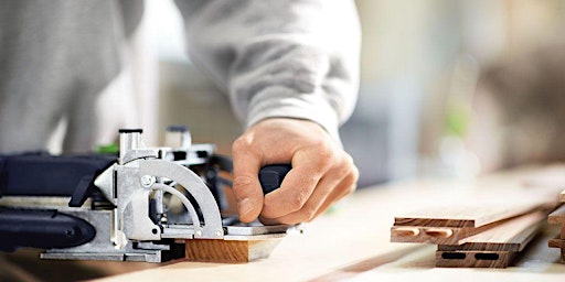 Imagen principal de Modern woodworking using Festool tracksaw + router + domino joiner