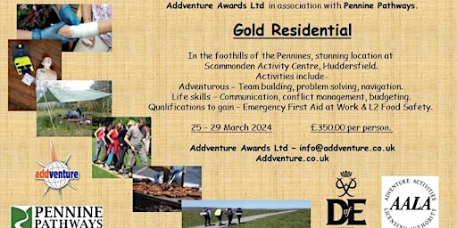 Primaire afbeelding van DofE Gold Residential