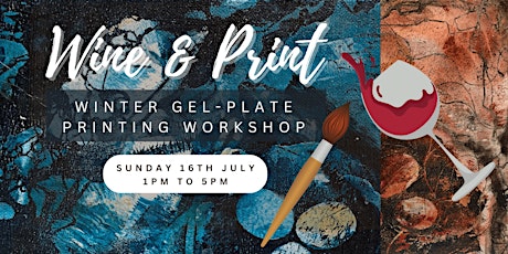 Winter Gel-plate Printing Workshop with Mulled Wine primary image