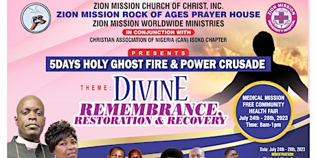 Imagem principal de 5 DAYS HOLY Ghost FIRE & POWER CRUSADE