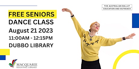 Imagen principal de Australian Ballet Seniors’ Dance for Seniors @ Dubbo Library