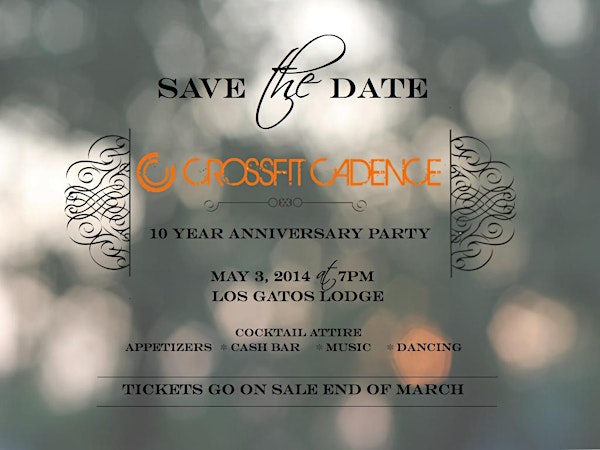 CrossFit Cadence 10 Year Anniversary Party