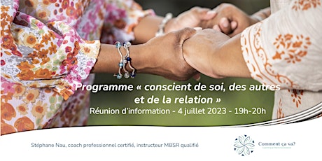 Image principale de Réunion d'information : programme "conscient des relations"