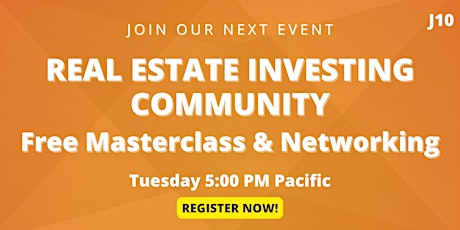 Primaire afbeelding van Real Estate Investing Community - Join our Free Masterclass