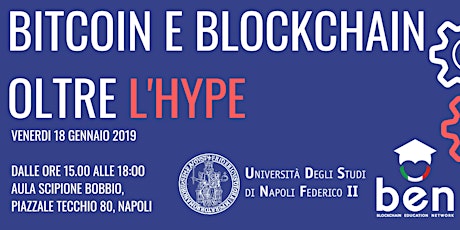 Immagine principale di “Bitcoin e Blockchain oltre l'hype” - Università di Napoli Federico II 