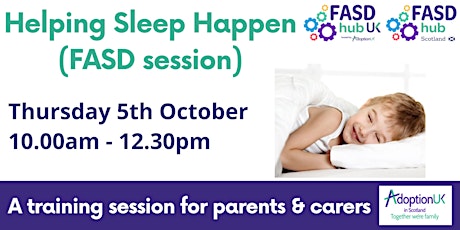 Helping Sleep Happen - (FASD Hub Scotland) primary image