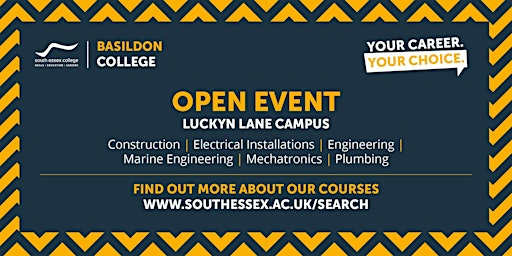 Imagem principal do evento Open Event at South Essex College, Luckyn Lane Campus (2023-24)