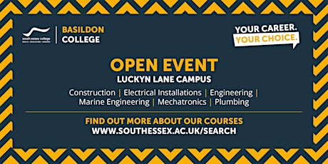 Imagen principal de Open Event at South Essex College, Luckyn Lane Campus (2023-24)