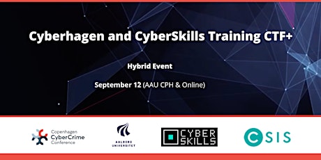 Primaire afbeelding van Cyberhagen and CyberSkills Training CTF+ at AAU CPH