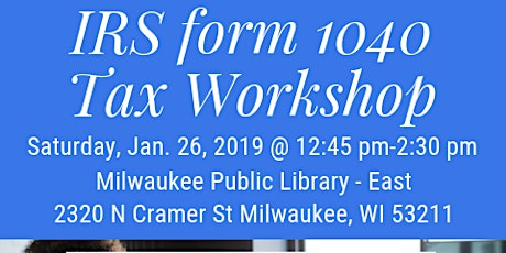 IRS form 1040 Tax Workshop primary image