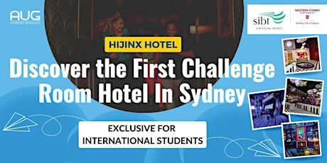 Hauptbild für [AUG Sydney] Discover the First Challenge Room Hotel in Sydney