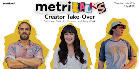 MetriTalks: Creator Take-Over!  primärbild