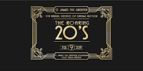 Decades of Dreams "The Roaring 20's" Dinner Auction primary image