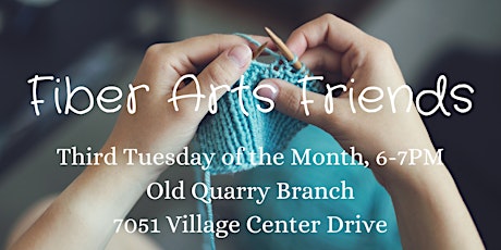 Fiber Arts Friends Meet Up