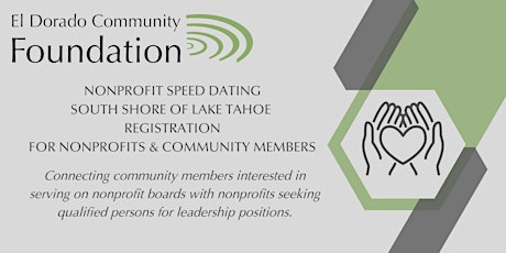 2023 Nonprofit Speed Dating on the South Shore  of Lake Tahoe primary image