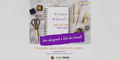 She Created The Life She Loved (Vision & Goals Networking Event) primary image