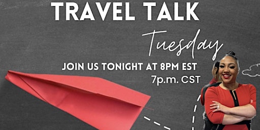 Imagen principal de Travel Talk Tuesday's