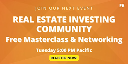 Imagem principal de Real Estate Investing Community - Join our Free Masterclass