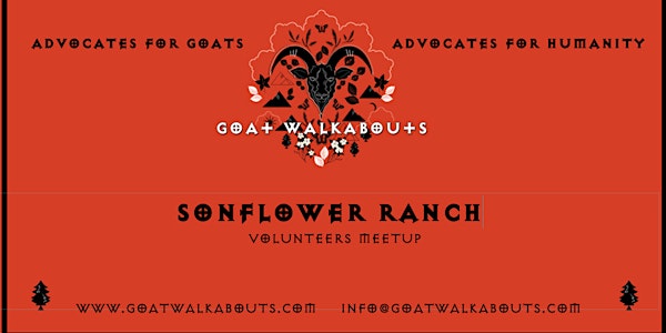GOAT WALKABOUTS ADVOCACY MEETUP (SONFLOWER RANCH)