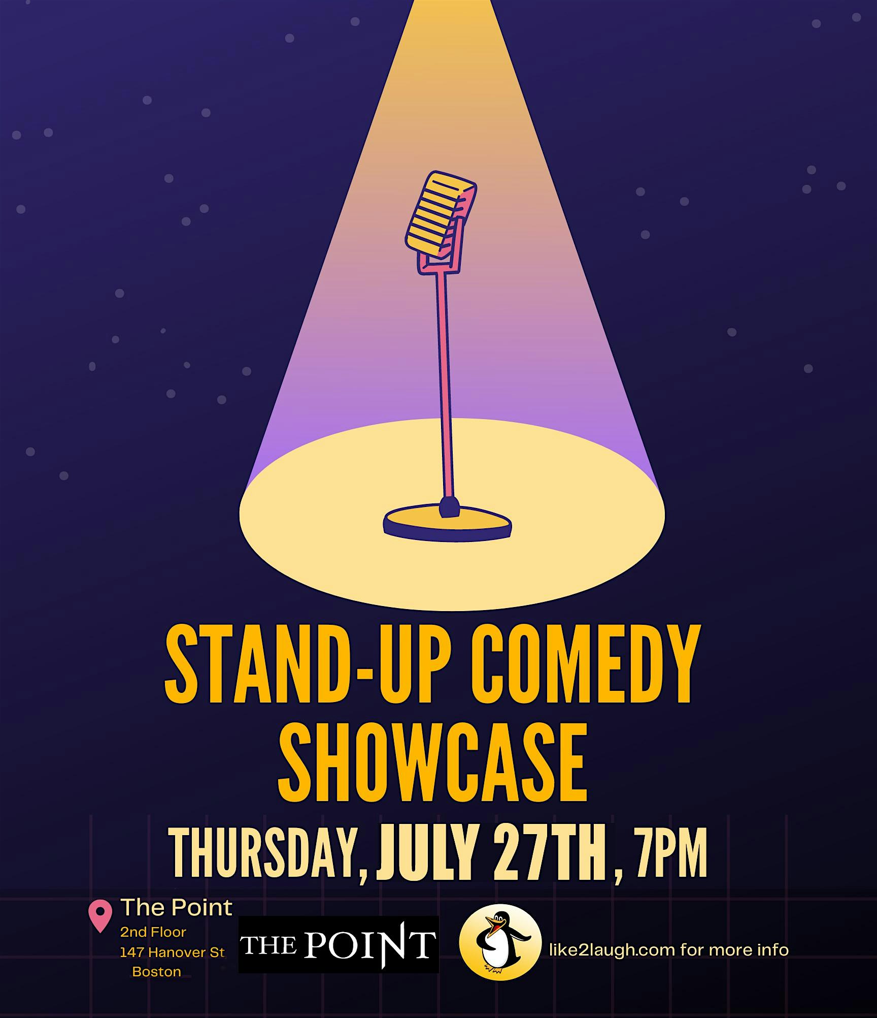 Comedy Showcase – Get to The Point in Historic Boston
