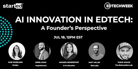AI Innovation in EdTech: A Founder’s Perspective primary image