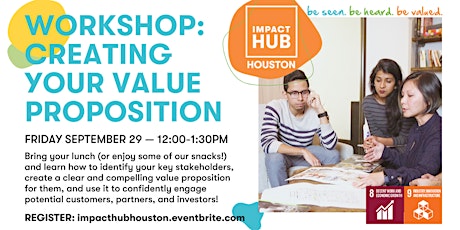 Ideas to Impact: Craft Your Value Proposition with Grace Rodriguez! primary image