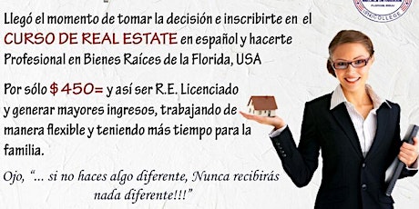Imagen principal de Curso Real Estate en Español