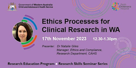 Ethics Processes for Clinical Research in WA primary image