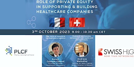 Hauptbild für ROLE OF PRIVATE EQUITY IN SUPPORTING & BUILDING HEALTHCARE COMPANIES