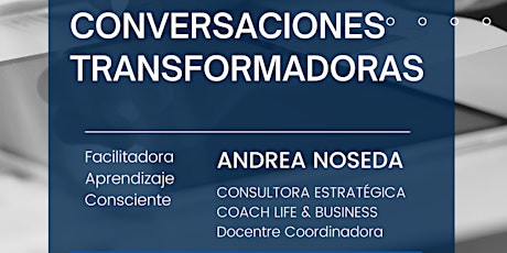 Imagem principal do evento CONVERSACIONES TRANSFORMACIONALES  (en El GRECO Confiteria)
