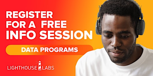 Image principale de FREE Info Session for Lighthouse Labs' DATA Programs