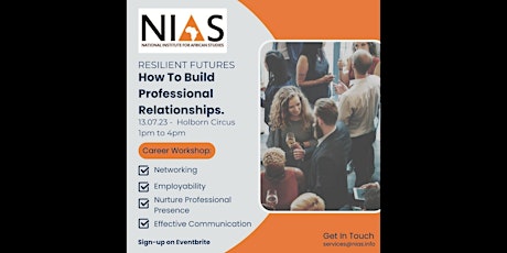 How to build professional relationships -  Resilient Futures primary image
