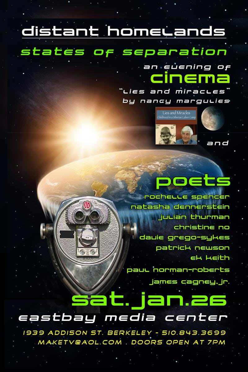 Distant Homelands - An evening of Poets and Cinema