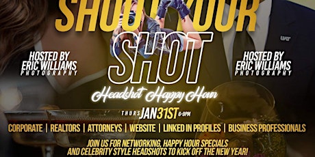 Shoot Your Shot: A Headshot Happy Hour Mixer primary image
