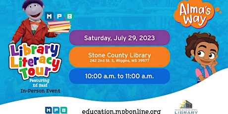 Immagine principale di MPB Library Literacy Tour, July 29th, 2023 