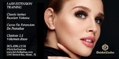 Curso De Extencion De Pestañas . Lash Extension Training Certified @brickellashes