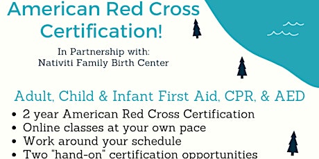 Adult & Pediatric First Aid/CPR/AED Certification Class primary image