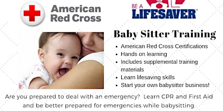 Babysitter Training Certification, American Red Cross primary image