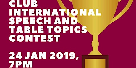 International Speech and Table Topics Contest primary image