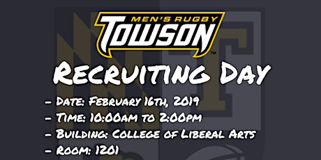 Towson University Men's Rugby Open House 2019 primary image
