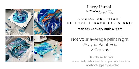 Social Art Night - Acrylic Paint Pouring primary image