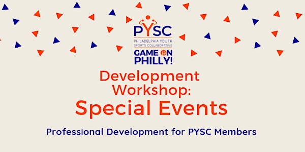 Development Workshop: Special Events (New Date!)