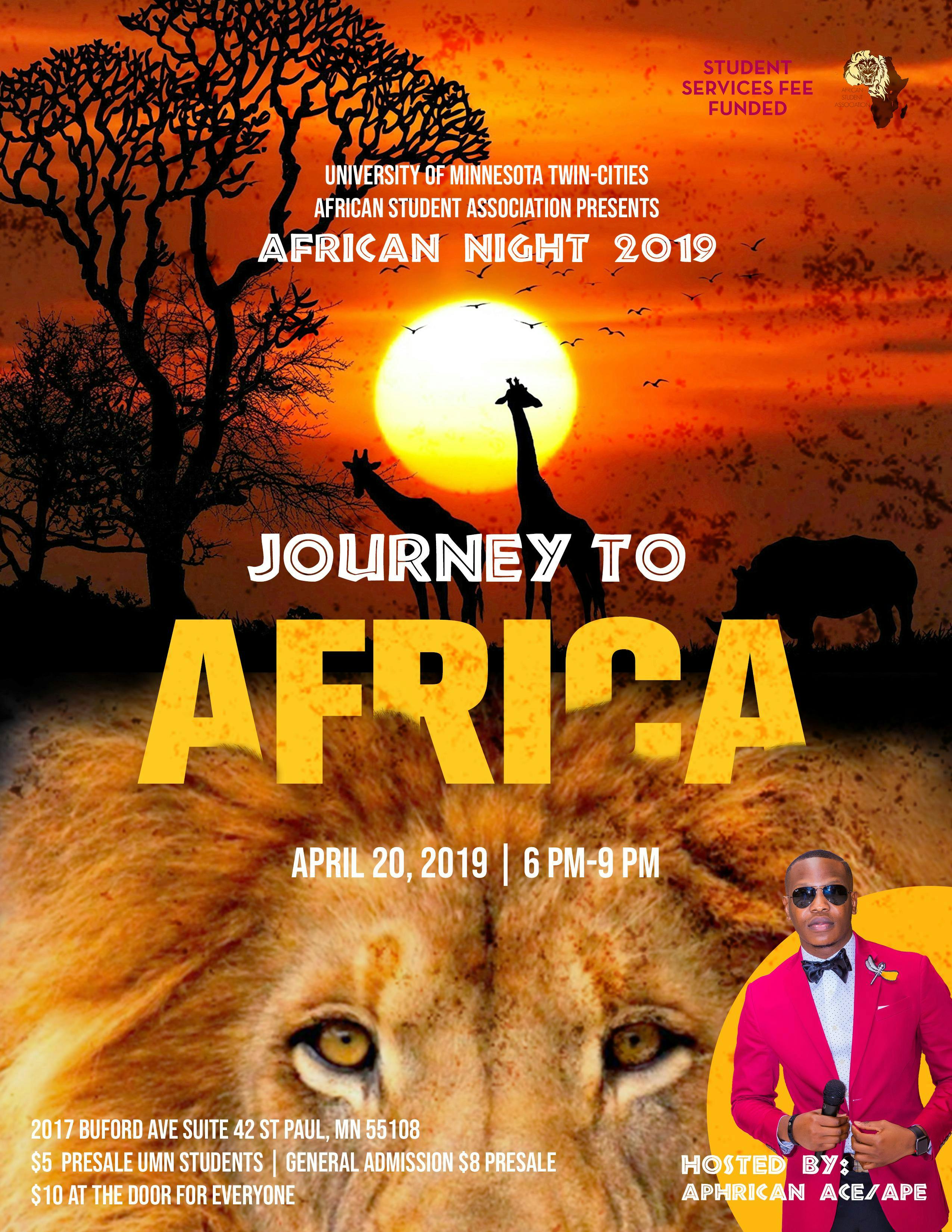 ASA UMN-TC: African Night 2019