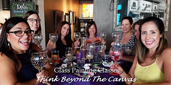 Wine Glass Painting Class at Moxie 2/20 @ 6 PM
