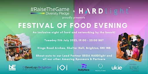 #RaiseTheGame Festival Of Food Evening @ Develop: Brighton 2023 primary image